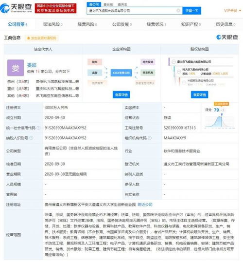 科大讯飞布局西南 遵义成立大数据子公司，注册资本3000万拓展智能广告新赛道
